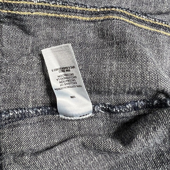 carter’s Baby Girl Jean Jacket Size 12 Month Baby Denim Jacket Blue Button Down - Picture 4 of 8